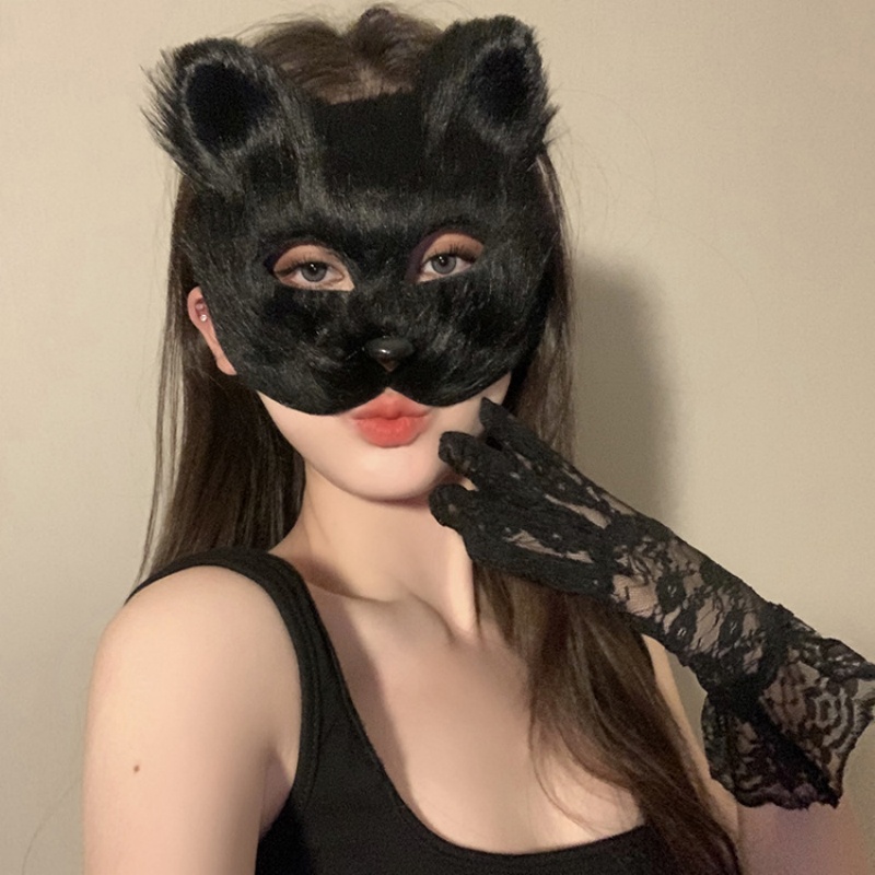 Plush Therian Mask Halloween C - Respirator Half Face review and price