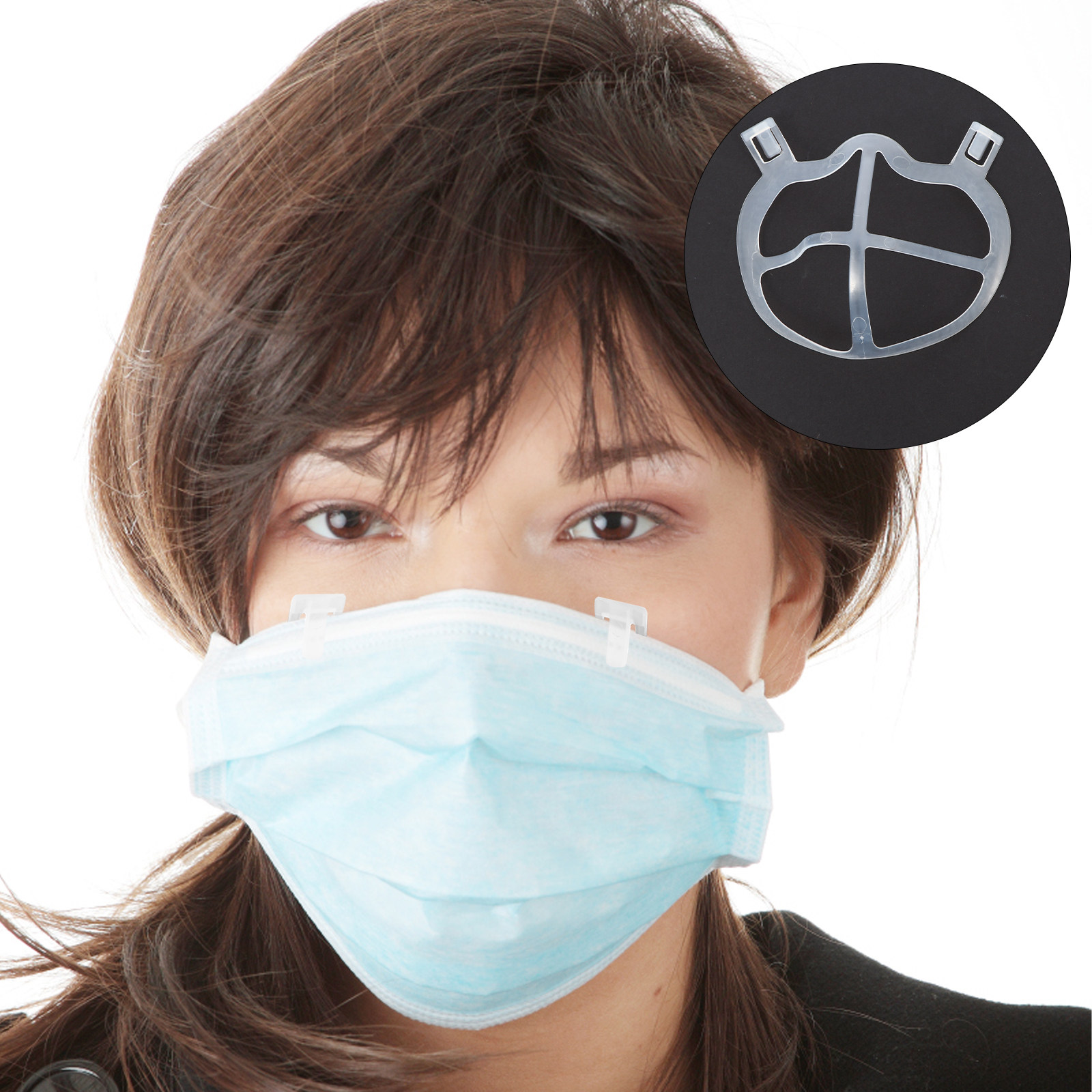 10Pcs Lightweight Odorless Sil - Silicone Mask Bracket review and price