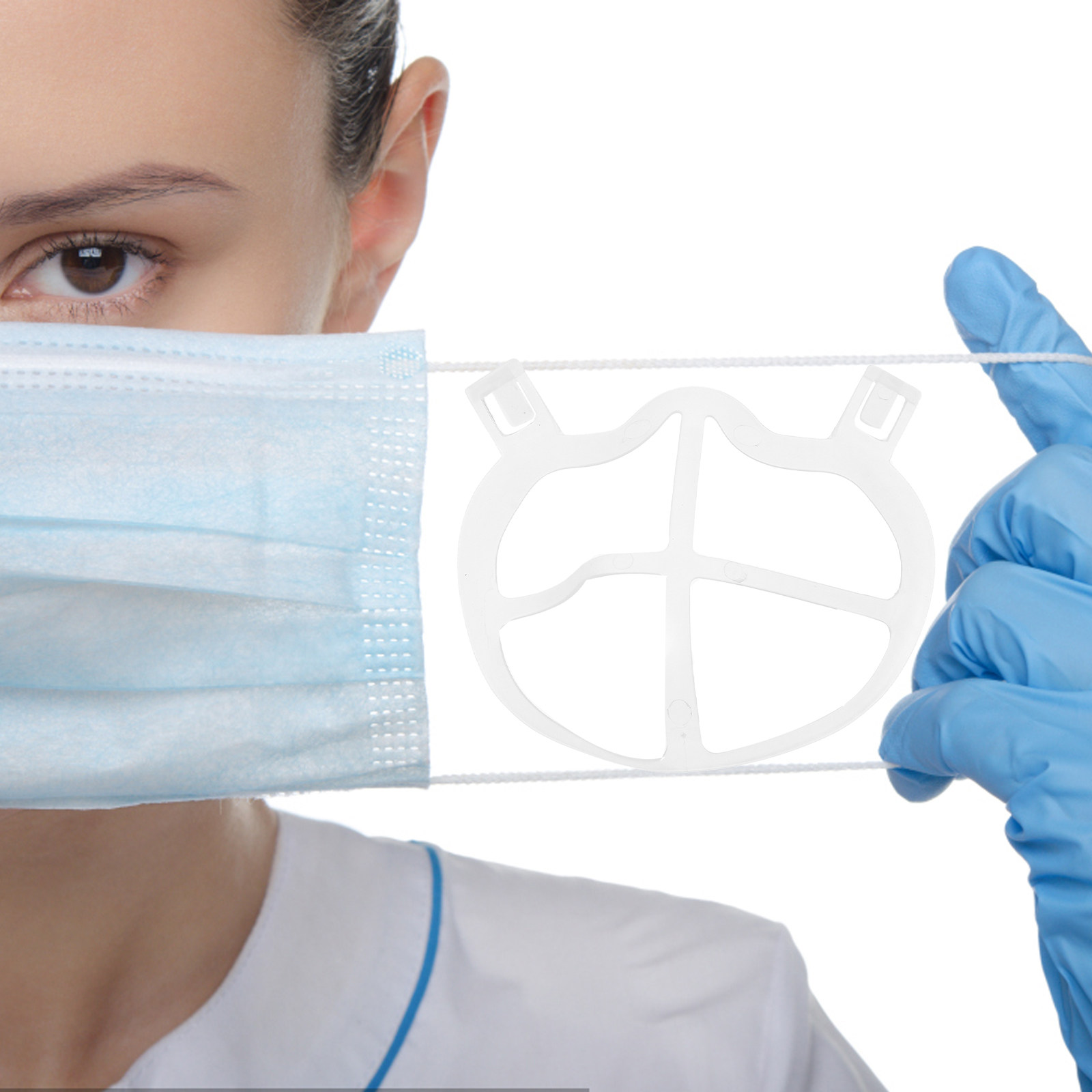 10Pcs Skin-Friendly Thin Silic - Silicone Mask Bracket review and price