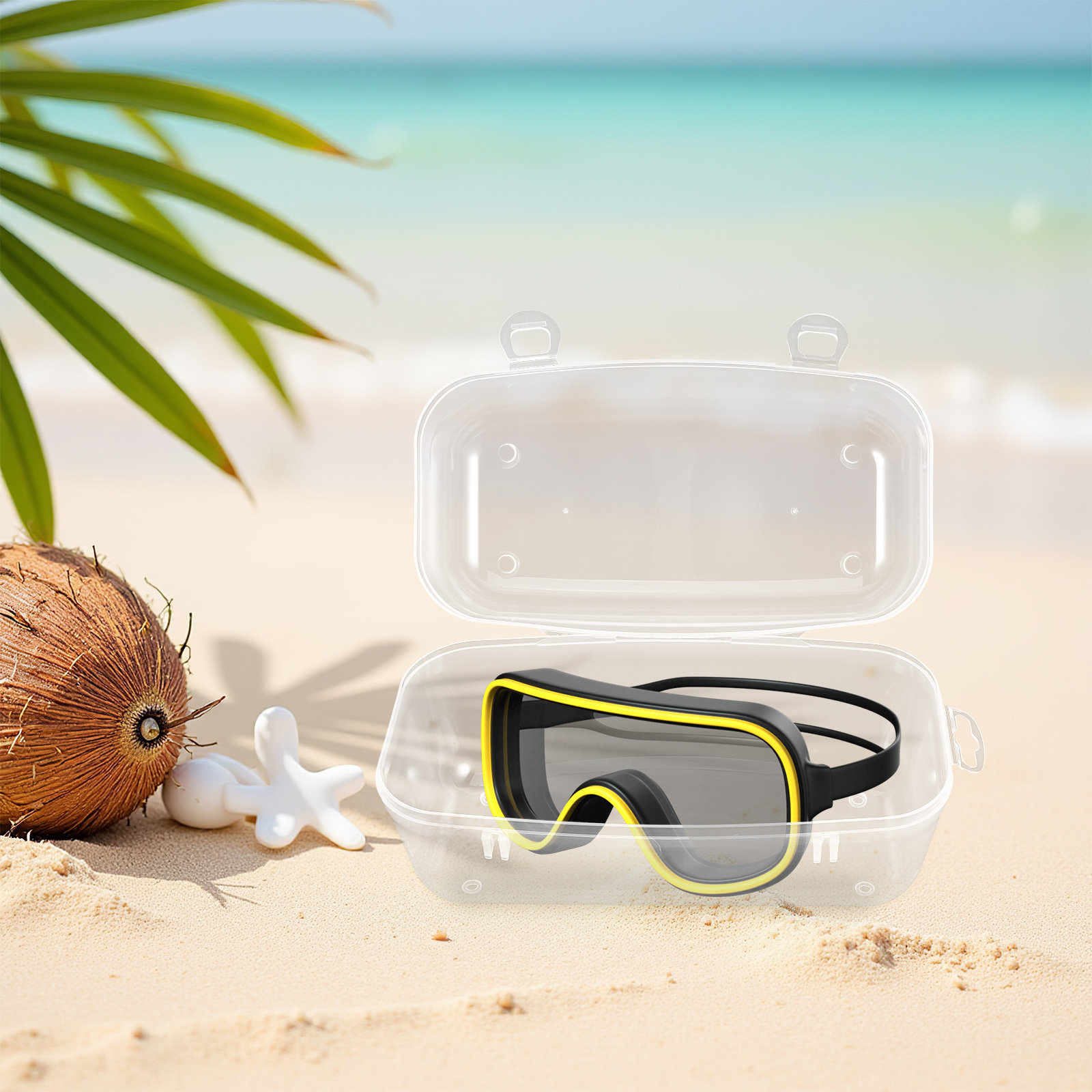Portable Diving Masks Case Har - Mask Case Hard Shell review and price
