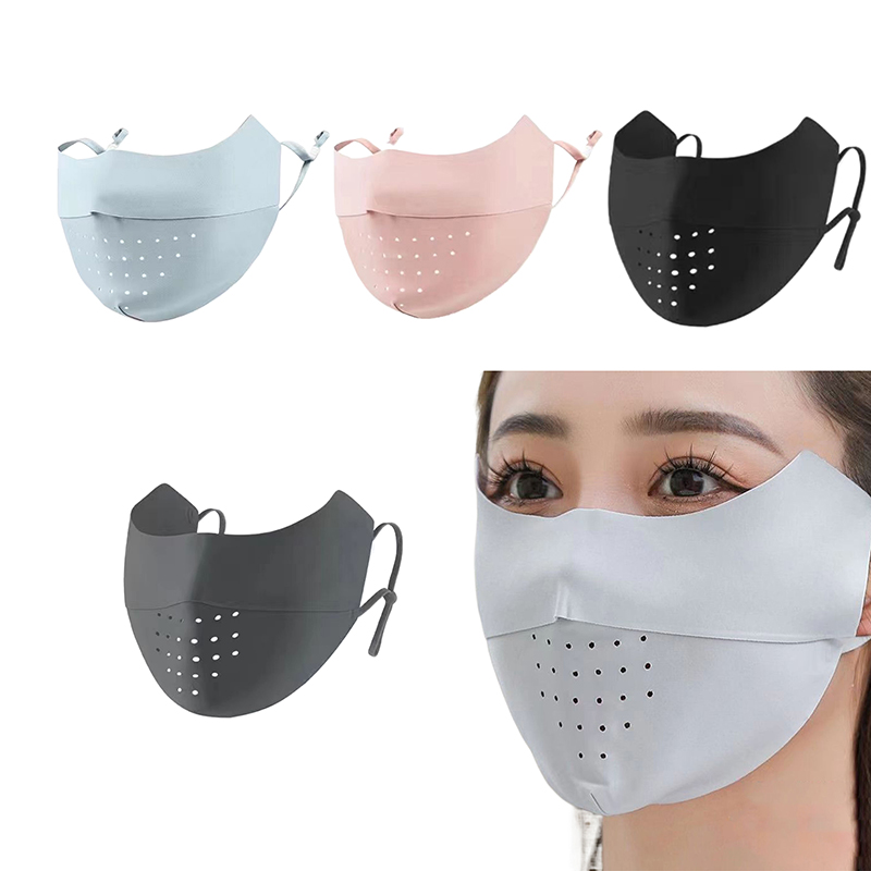 Ice Silk Face Mask UV Sun Prot - Sports Mask Breathable review and price
